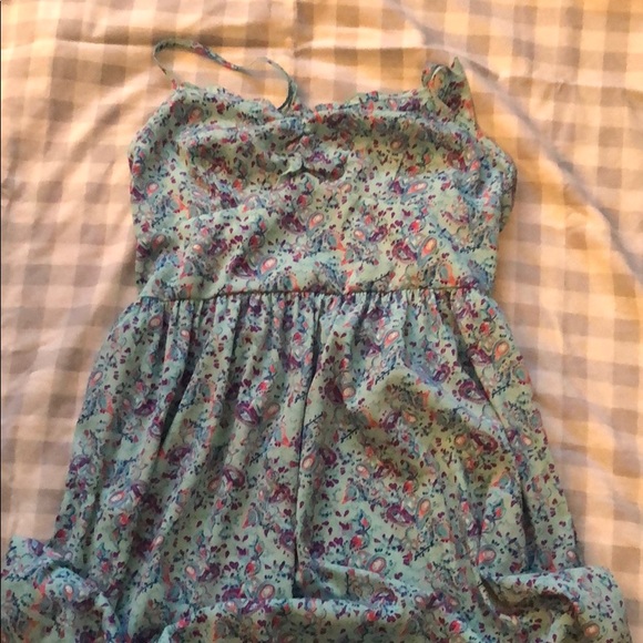 Blue multi colored maxi dress - Picture 1 of 2